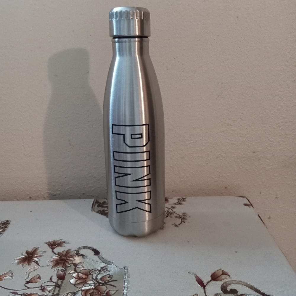 PINK Metal water bottle